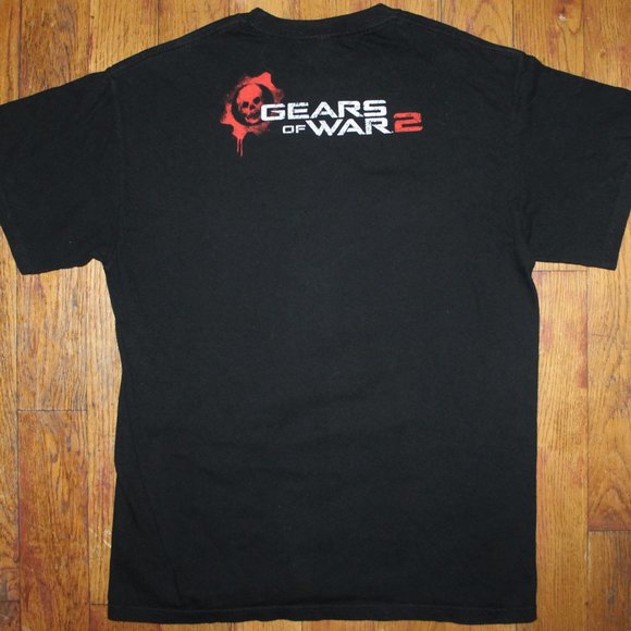 2x BNWOT 2007-08 Gears Of War 1& 2 Video Game Promo Shirts - Picture 8 of 9